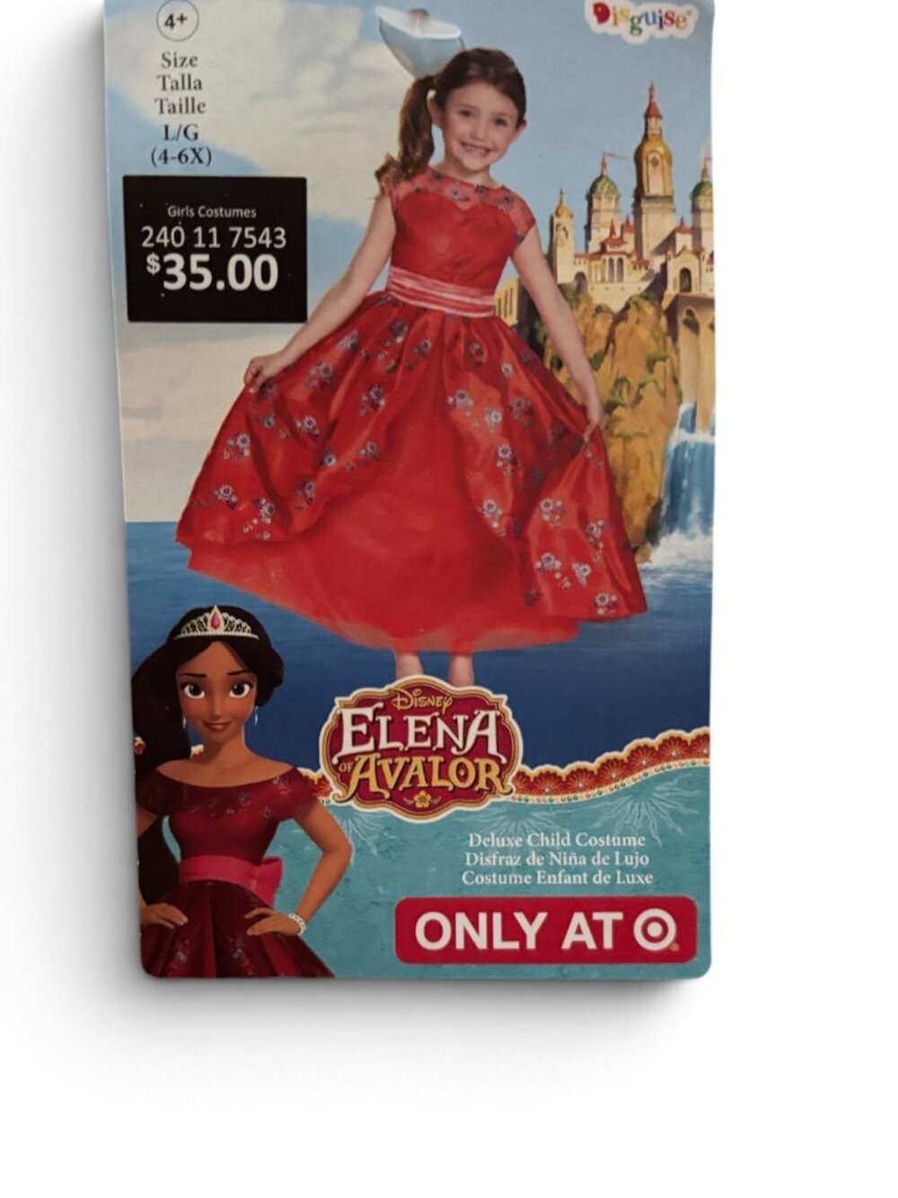 Exclusive Disney Elena of Avalor Deluxe Girls Princess Halloween Costume Dress